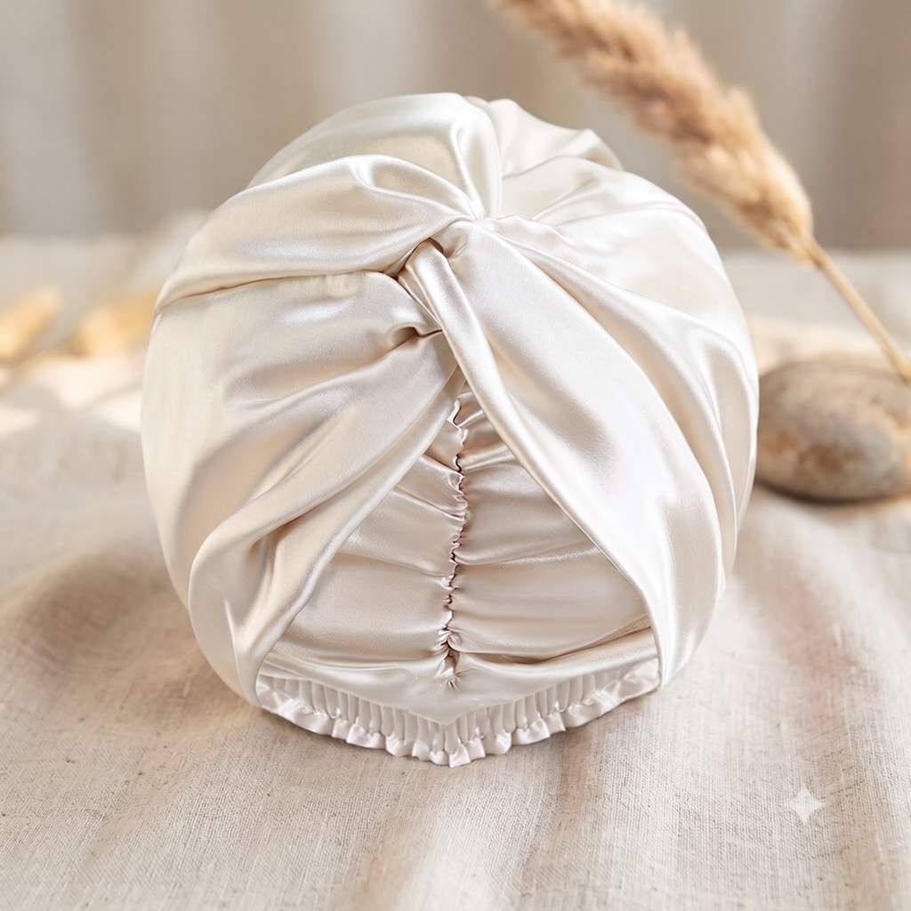 Pearl Satin Bonnet
