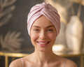 Rosy Satin Bonnet