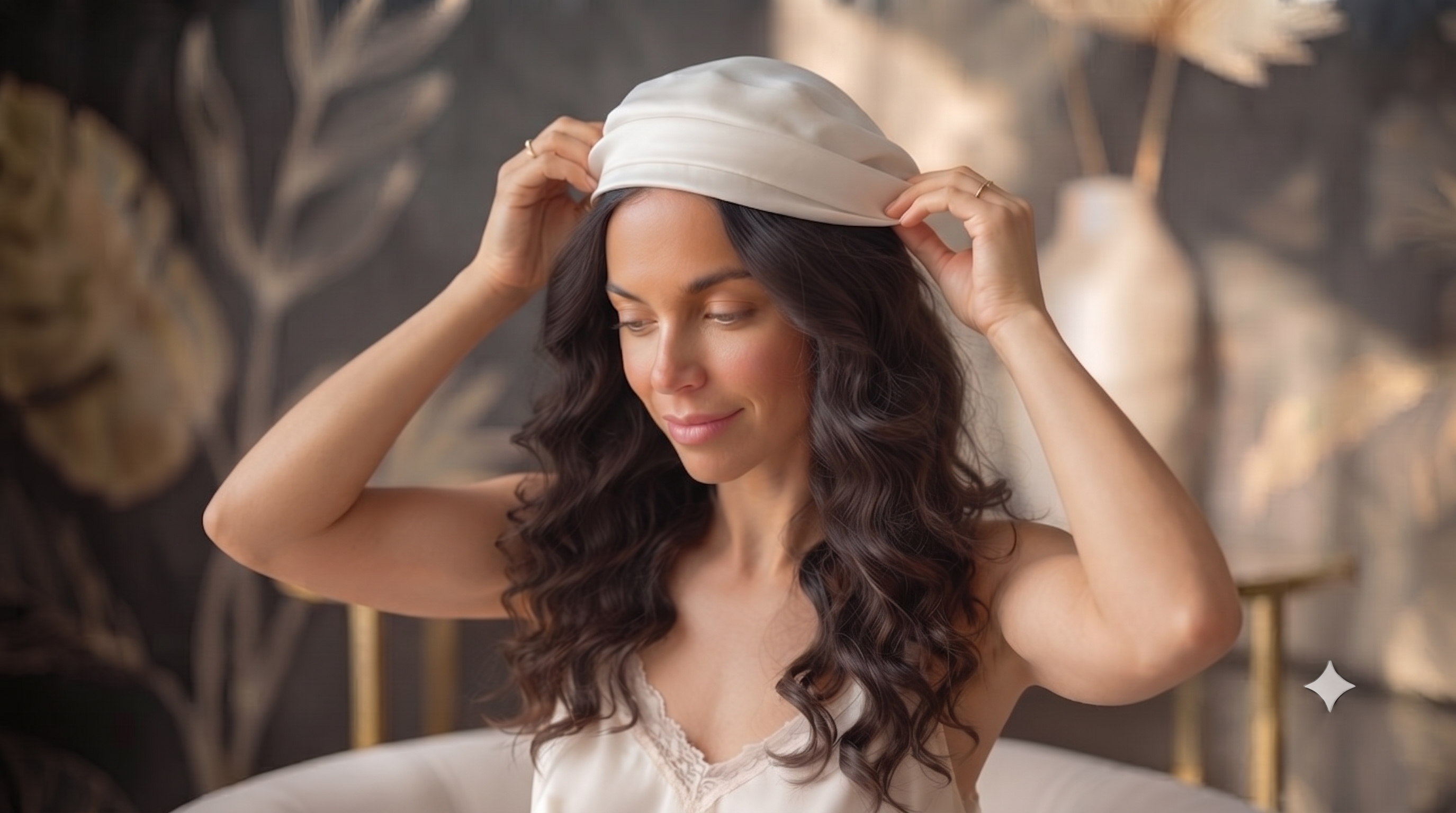 Pearl Satin Bonnet