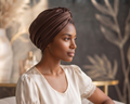 Espresso Satin Bonnet